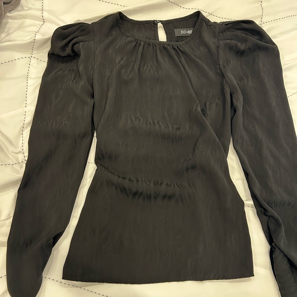 DO+BE Black Women's Blouse